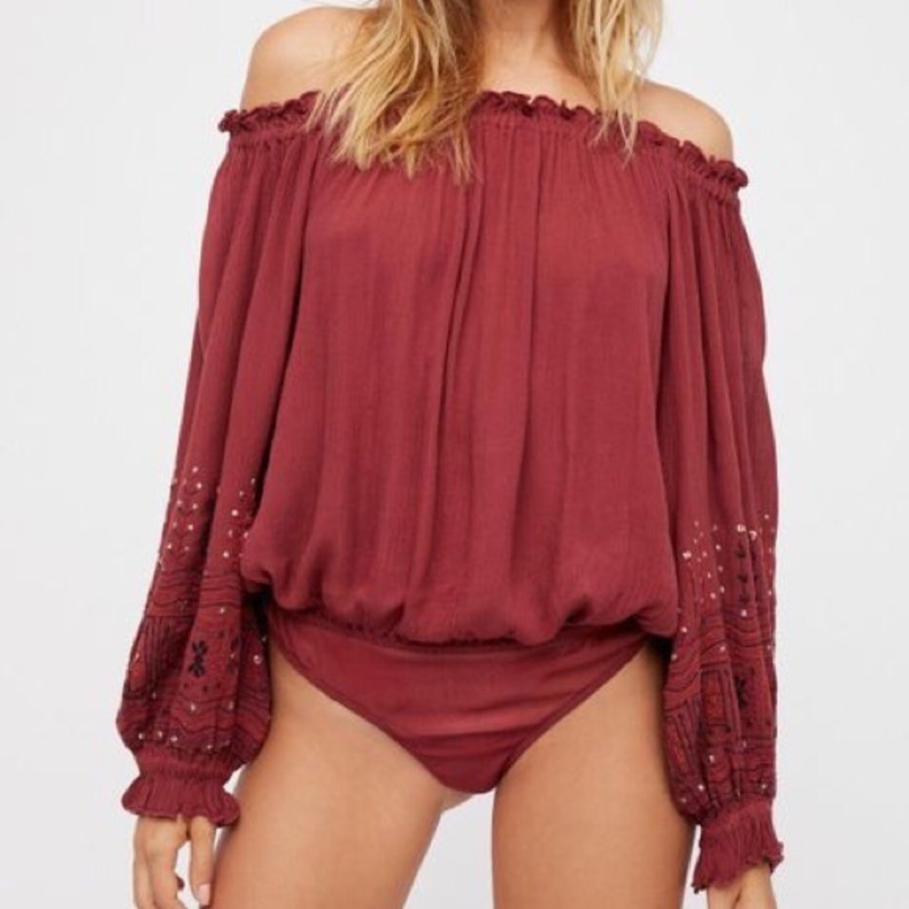 Free People Ella Bodysuit